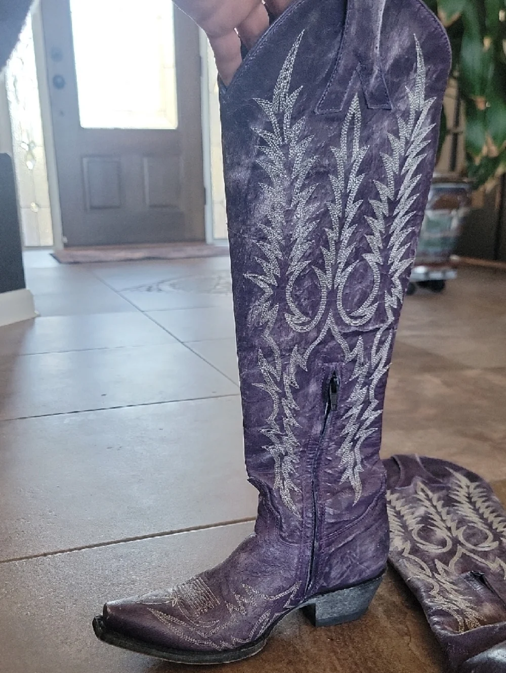 Old Gringo 5B Mayra Bis Purple Cowboy Boots - Picture 9 of 9